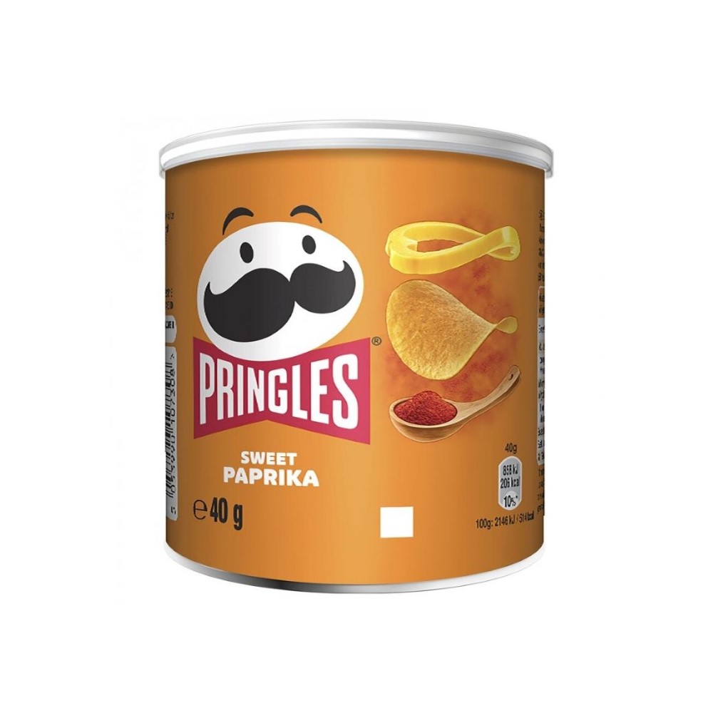 Pringles Batata frita, Bandeja Sabor, 12 latas de 40 gr