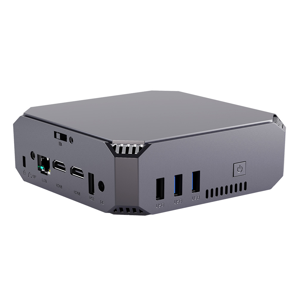 Firebat Ak2 Mini Pc Intel N100 4 Cores Max 3.4Ghz 16Gb Ram 512Gb SSD 2 * Hdmi 2.0 4K 60Hz Dual Screen Display Wifi 5
