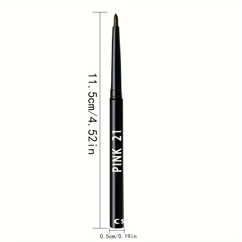 Confezione da 5 matite eyeliner nere impermeabili e resistenti al sudore: a lunga durata, a prova di sbavature per il trucco degli occhi audace, formula EasyGlide per Perf