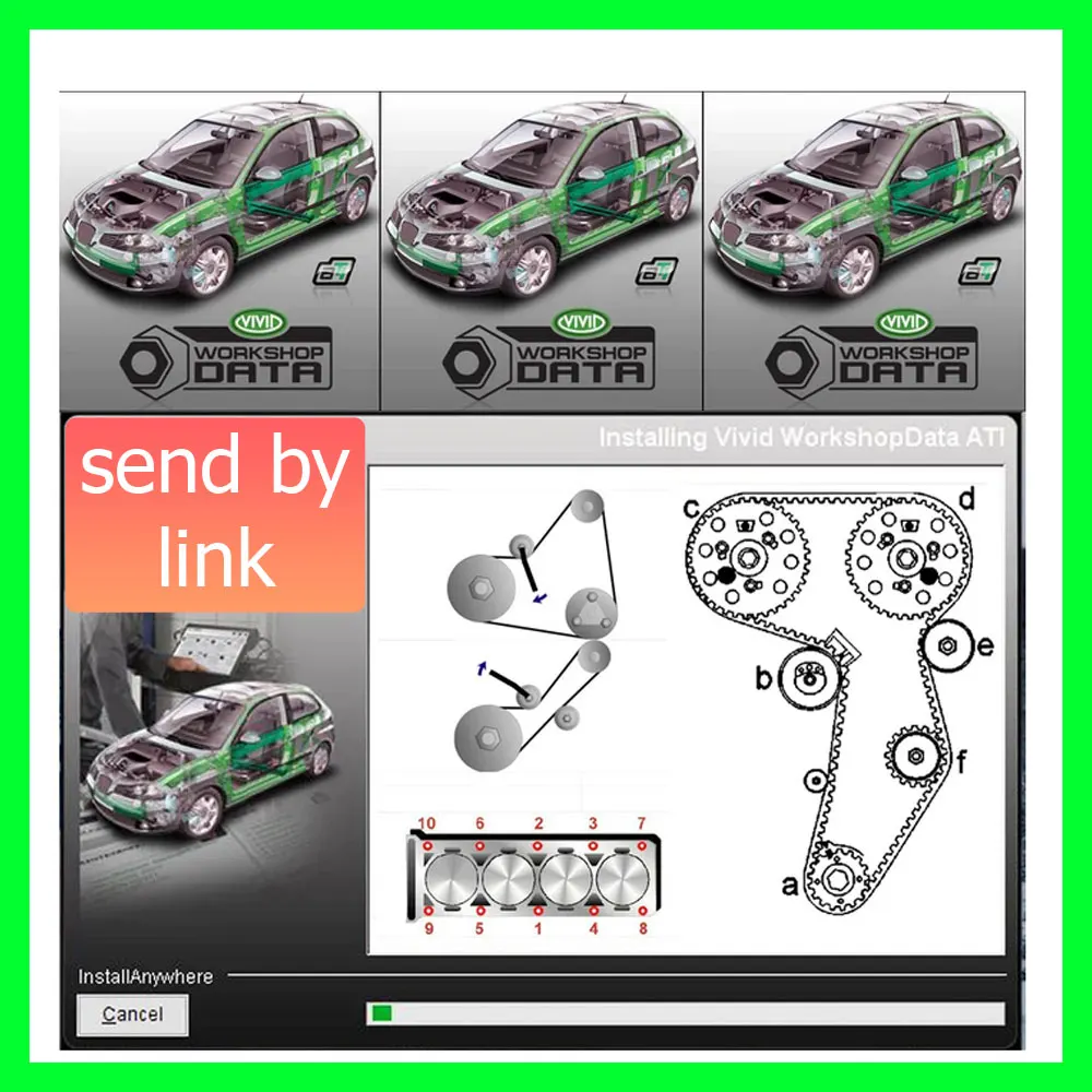 Programa de Taller de datos vívidos para reparación de automóviles, herramienta de diagnóstico, reparación de automóviles, base de datos técnicos automotrices