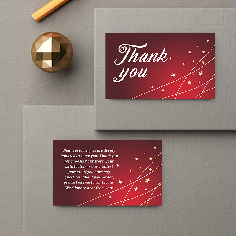 Custom Cards Thank You Cards Custom Business Card Personalized Logo Packaging For Small Business Wedding invitation Postcards