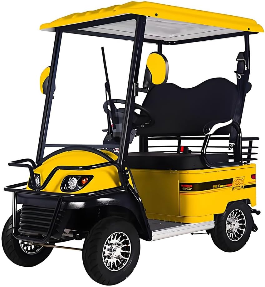 Гарантированные тележки для гольфа Электрическая уличная легальная 4-колесная электрическая тележка для гольфа 2 4-местная тележка для гольфа с литиевой батареей