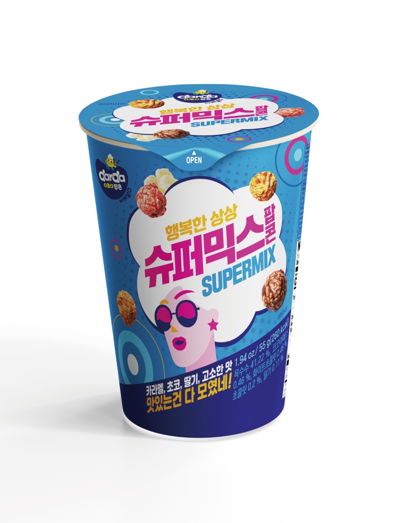 다르다팝콘 커널스 슈퍼믹스 55g*12개입 국민팝콘 어린이간식