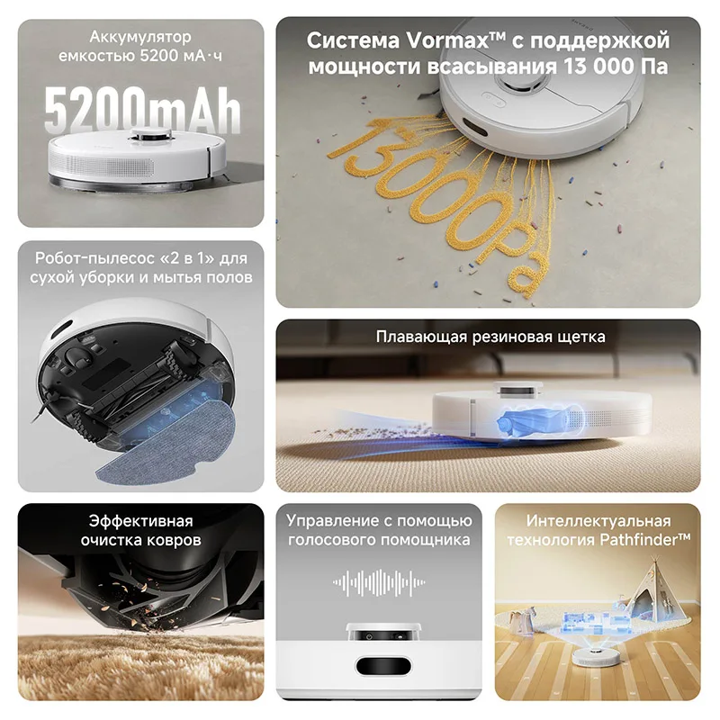 Роботы-пылесосы Dreame F10