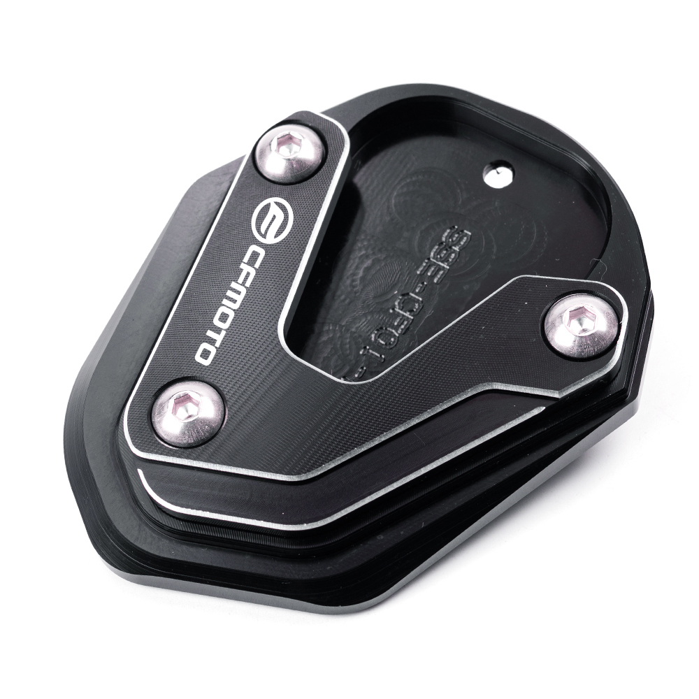 オートバイ用アルミニウムスタンド,フットサイドスタンド,より大きなパッド,タイヤポートキャップ,cf700mt 800mt 650mt 650 800 700 mt cf 650tr-g