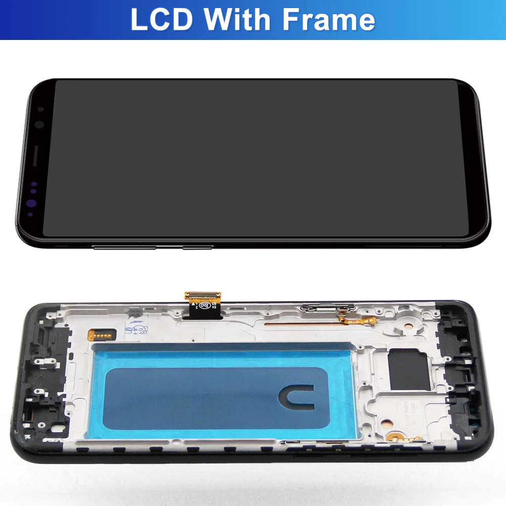 TFT S8 Plus Bildschirmbaugruppe für Samsung Galaxy S8+ G955F LCD-Display Digitaler Touchscreen mit Rahmen für Samsung Galaxy S8 G950F