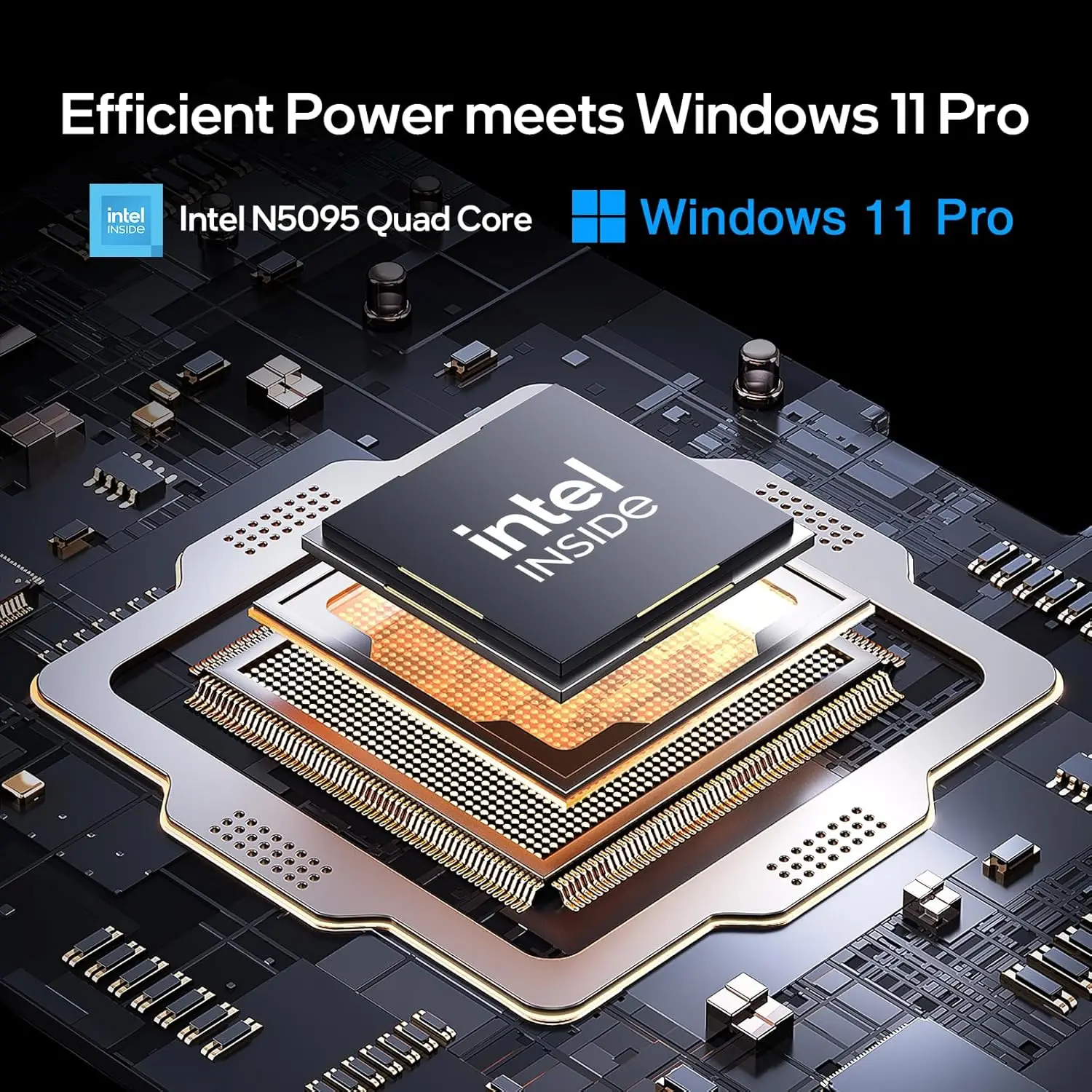 Computer portatile da 15,6 pollici Intel Celeron N5095 Notebook PC Gamer 16 GB di RAM 1 TB 2 TB SSD Ufficio Studio PC Windows 11 Pro 1080P Laptop