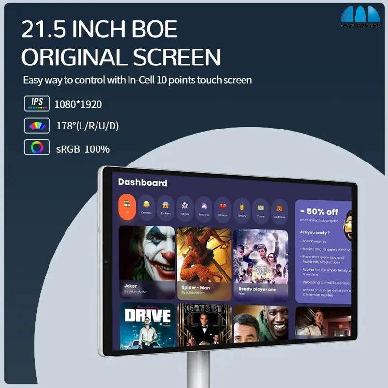 Multifunktion ales Smart Display 21,5 Zoll Incell Smart Display Touchscreen Monitor tragbares LCD Smart Display Android 12