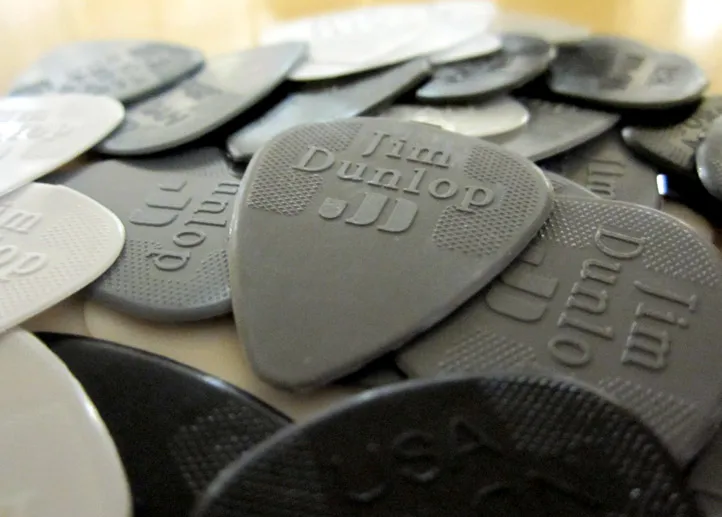 Dunlop Nylon Chuẩn Guitar Chọn Plectrum Trung Gian