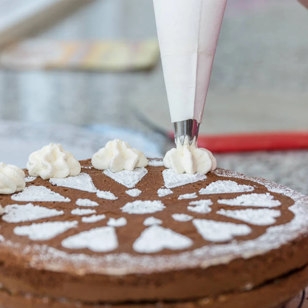 1 ชุดเค้กตกแต่งเค้กตกแต่งท่อหัวฉีดตกแต่งครีมเบเกอรี่เครื่องมือ Frosting เค้กวันเกิด Cupcakes DIY Art