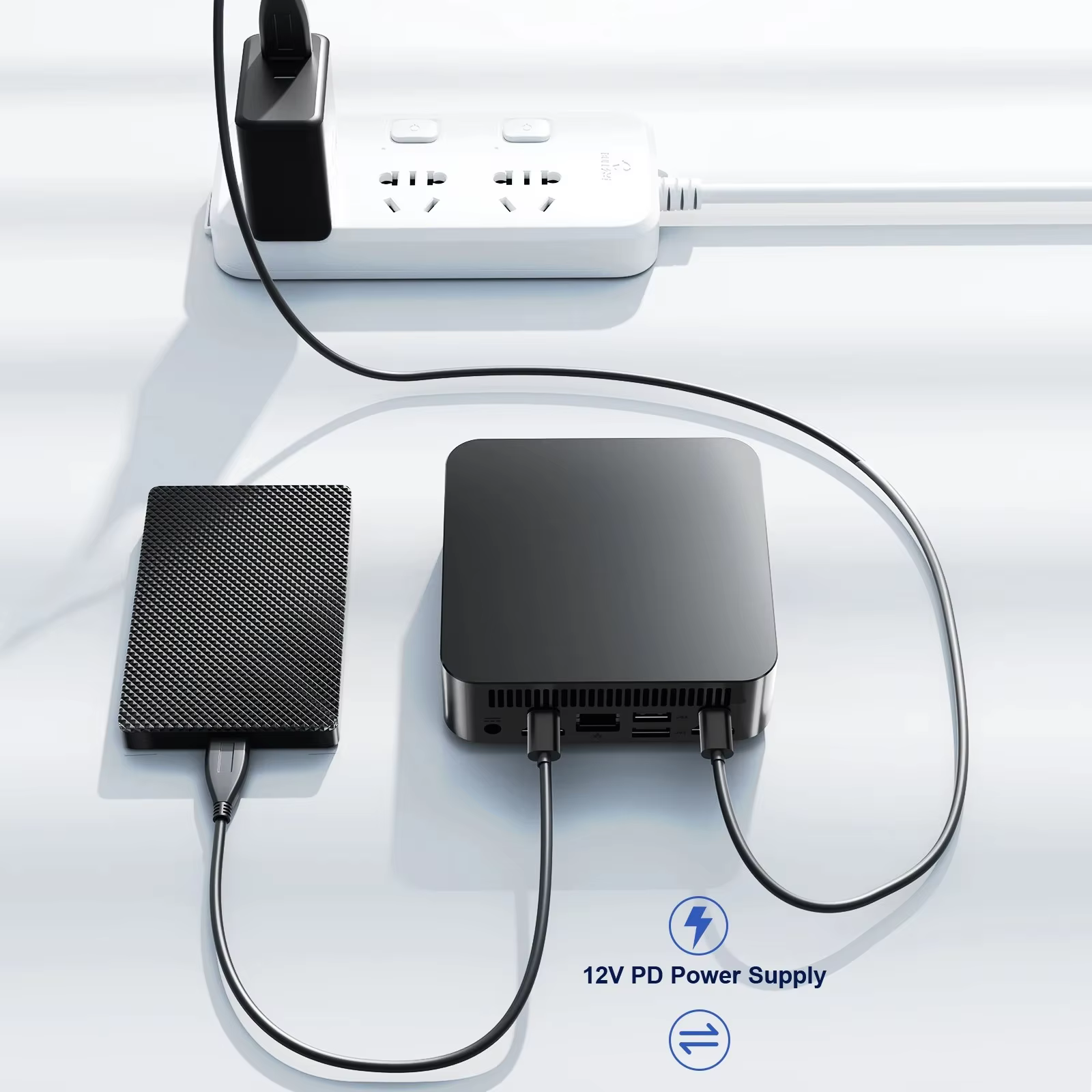 Escritorios Mini Pc de bolsillo Intel I9 8950HK Computadora PC Wifi 6 Mini PC Gamer Computadora de estudio Windows 11 Mini pc 16GB RAM 1TB SSD