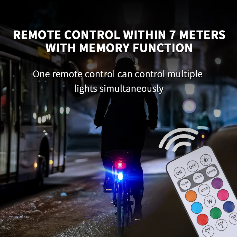 SEAMETAL Draadloos licht Vliegtuigen Vliegtuig Helikopter Waarschuwingslichten RGB Led Vliegtuigen Strobe Lights Auto Motor LED-verlichting