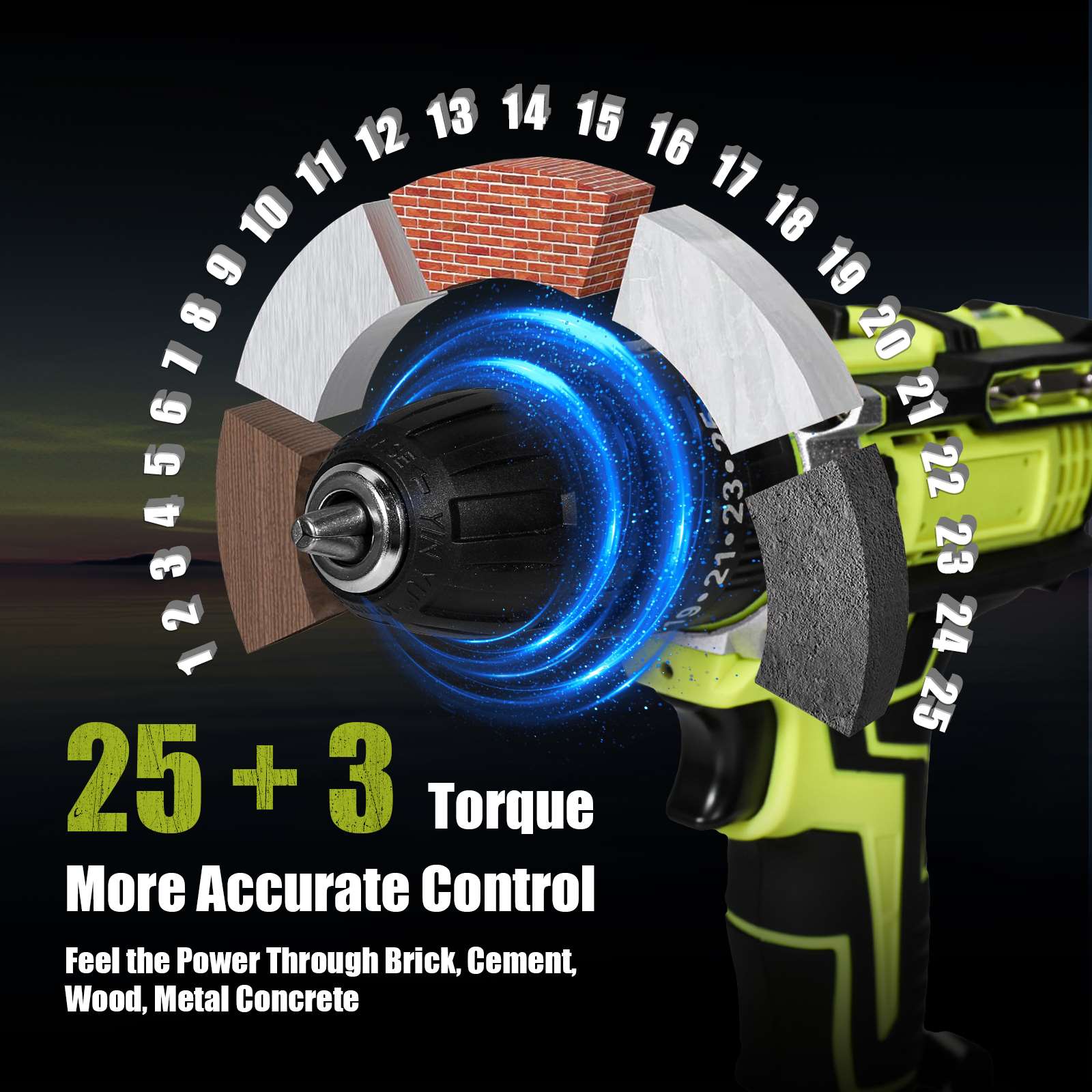 Perceuse à percussion sans fil 28V, tournevis électrique, marteau perforateur électrique, Mini perceuse à main sans fil, batterie Lithium-Ion, outils électriques