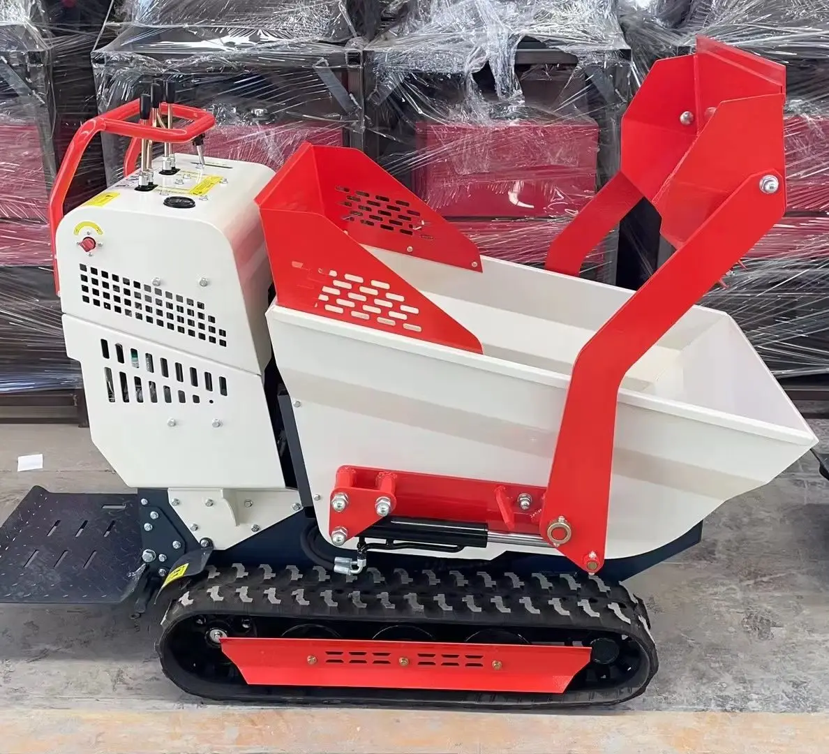Mini Crawler Dumper Truck 500 KG Hydraulic Garden Use Mini Dumpers High Quality Self-loading Micro Track Customized For Sale