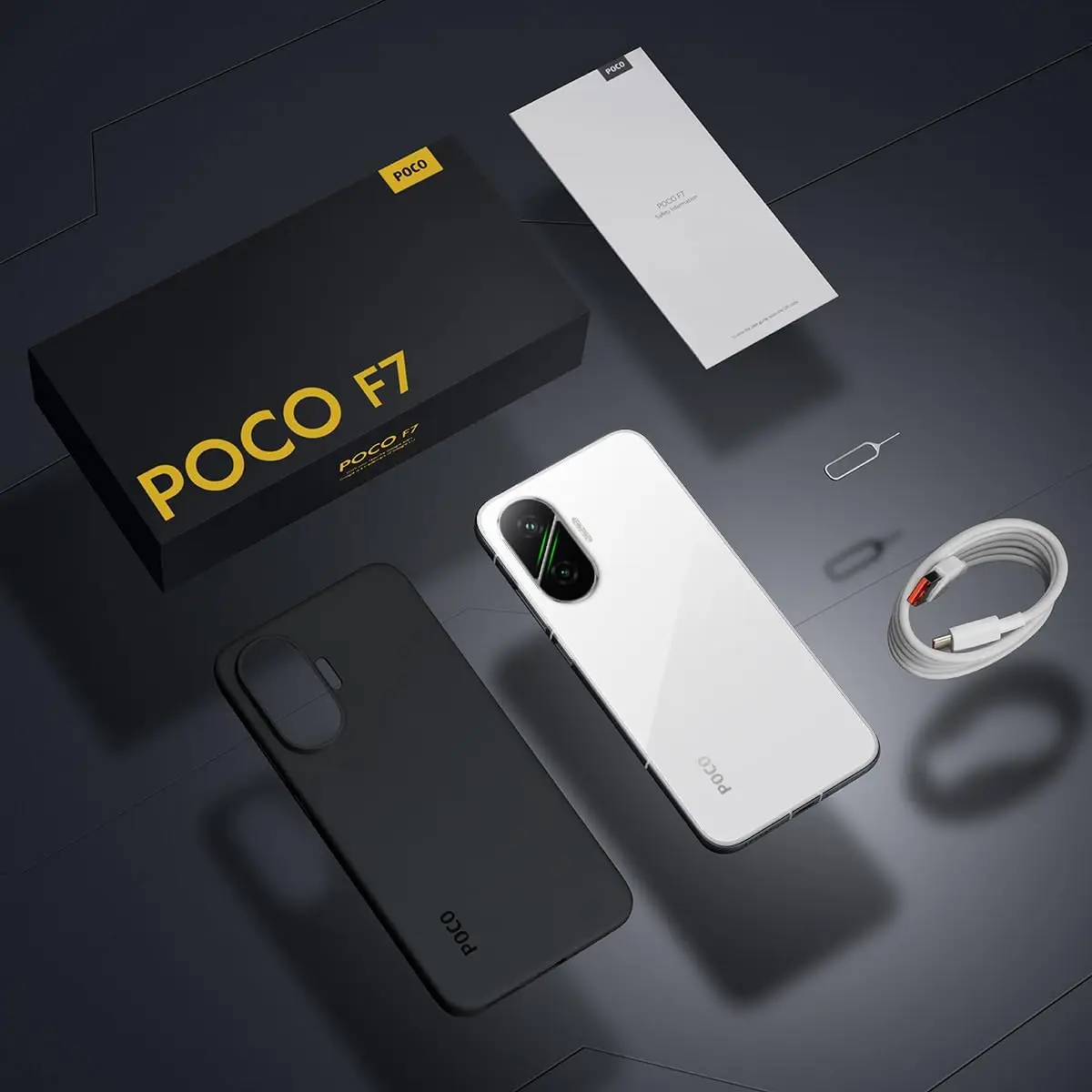 POCO F7 5G 12 GB 256 GB/512 GB NFC EU-Version ohne Ladegerät Smart Cellphone Snapdragon 8S Gen 4 6500 mAh Akku