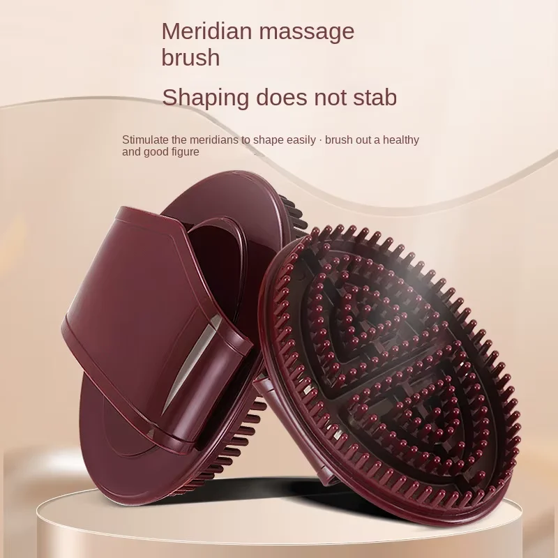 2pc meridiano escova de emagrecimento manual massageador massagem corporal volta perna relaxamento handheld emagrecimento barriga artefato massagem ferramenta
