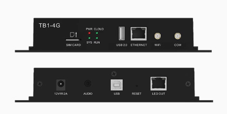 Reproductor multimedia Novastar TB1 1920x1080 serie Taurus 650000   Pixeles de píxeles