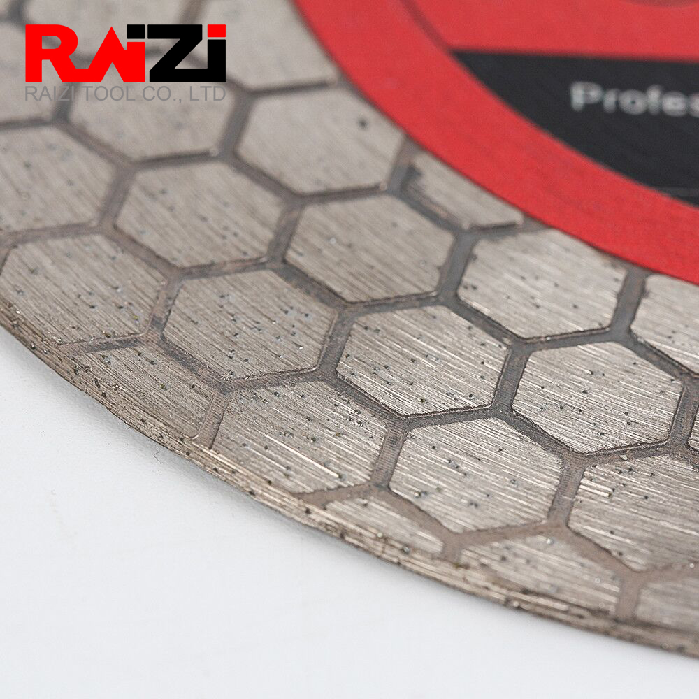 Raizi 5Inch/125Mm Edge Lưỡi Cưa Kim Cương Cho Cắt Gạch Và Xay Nhỏ Lưỡi Tròn Gốm Sứ Ngói đĩa Cắt