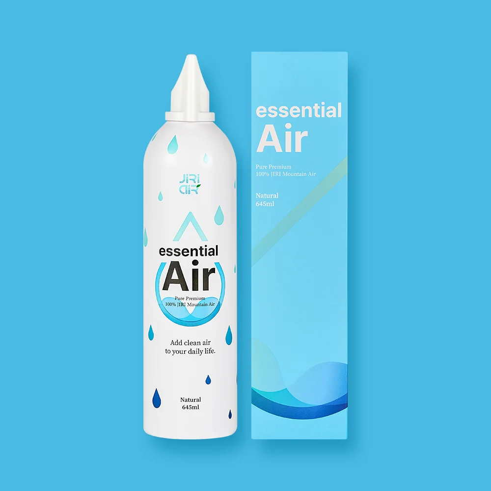 지리에어 프리미엄 청정공기 산소캔 공기 대용량 에센셜에어 645ml