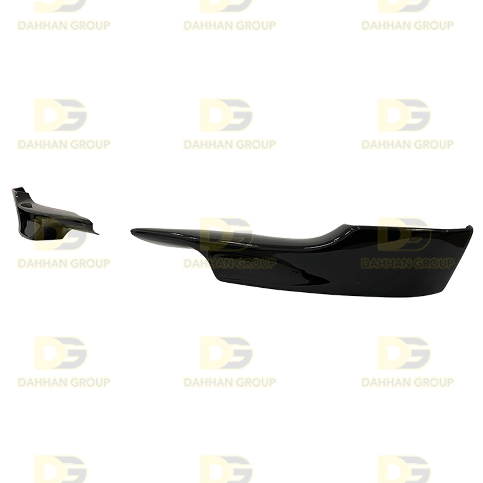 B.M.W 3 Series E92 E93 LCI 2007 - 2013 Front Bumper Corner Flaps Extension Left and Right Piano Gloss Black Plastic