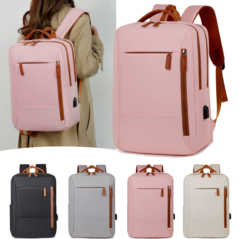 Business USB Charging Waterproof Backpack  Stylish Large Capacity Laptop Bag  Travel and Commuter Backpack for Men and Students