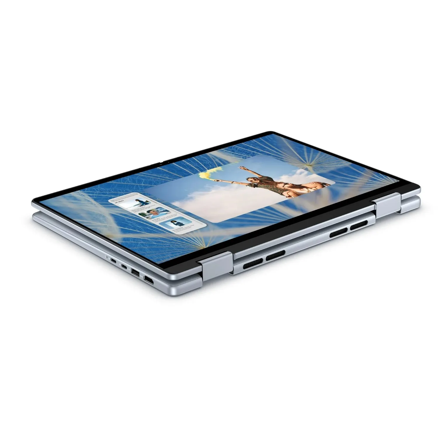 Dell Inspiron 14" 2-in-1 Touchscreen Laptop,Intel Core 7 150U,64GB RAM,2TB SSD,‎Intel Graphics,Ice Blue