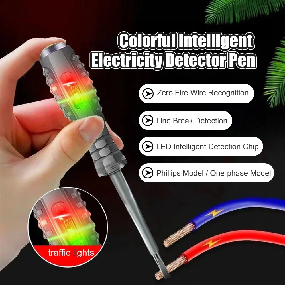 Multi-Functionalช่างไฟฟ้าไขควงดินสอAC Non-Contact Inductionปากกาทดสอบเครื่องทดสอบแรงดันไฟฟ้าเครื่องตรวจจับแรงดันไฟฟ้า