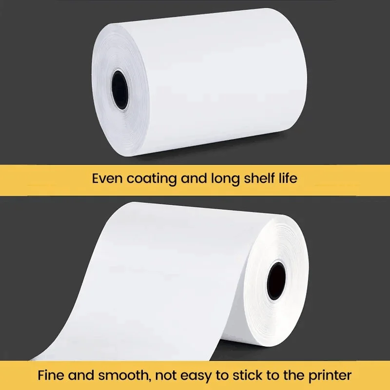 57*25MM Thermal Paper Mini Printer Label Sticker Self-Adhesive Rolls Papers For Wireless Bluetooth Photo Inkless Printing Paper