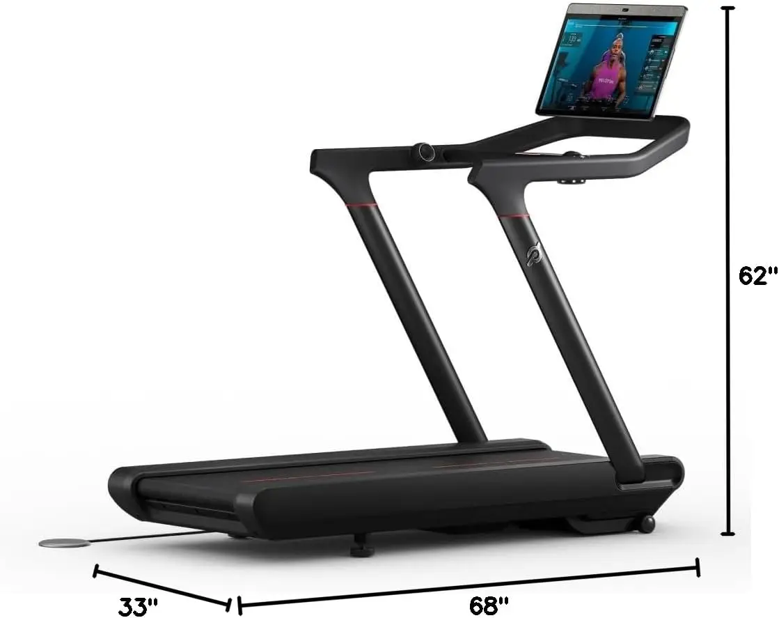 Authentic Peloton Treadmill for Running Walking and Hiking with Manual or Auto-Incline Options and Immersive 24” HD Touchscreen