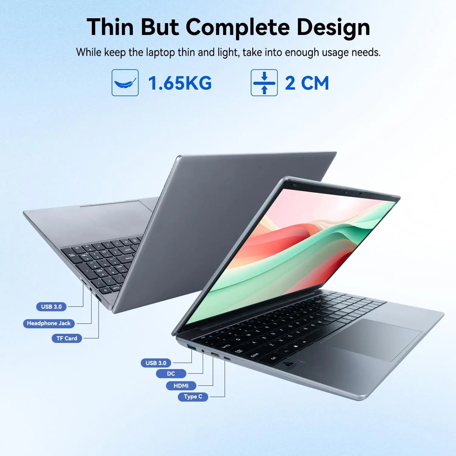 Notebook 15.6 Inch Laptop Windows 11 1366 * 768 Cheap Portable Intel Celeron N5095 Quad-Core Processors Laptop 8 RAM 256GB ROM