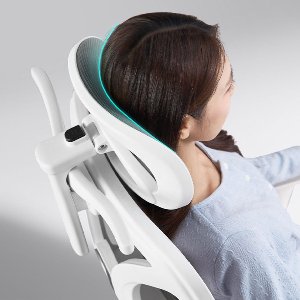 Tookfun Ergonomischer Stuhl, Taillenstütze, Computer-Gaming-Sitz, Bürostuhl, Lift, Drehstuhl, Wohnmöbel, 3D-Kopfstütze, 4D-Armlehne