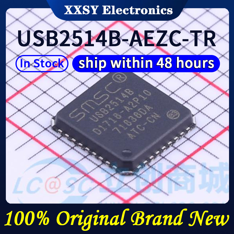 USB2514B-AEZC-TR USB2514B QFN36 100% Original Novo Em estoque