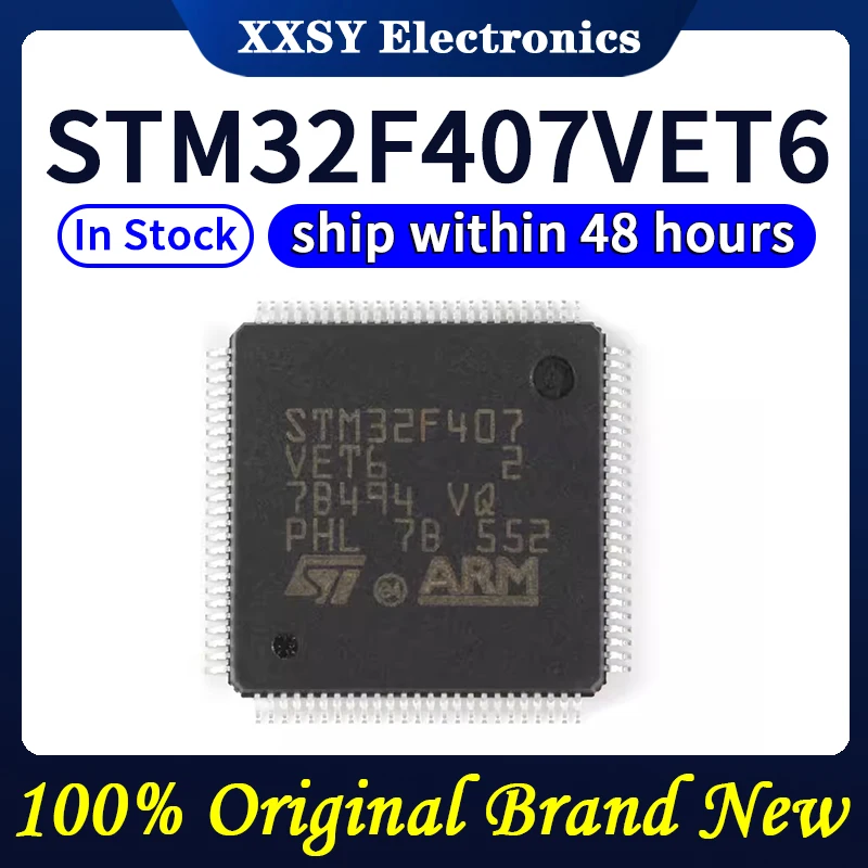STM32F407VET6 Em estoque 100% qualidade original novo