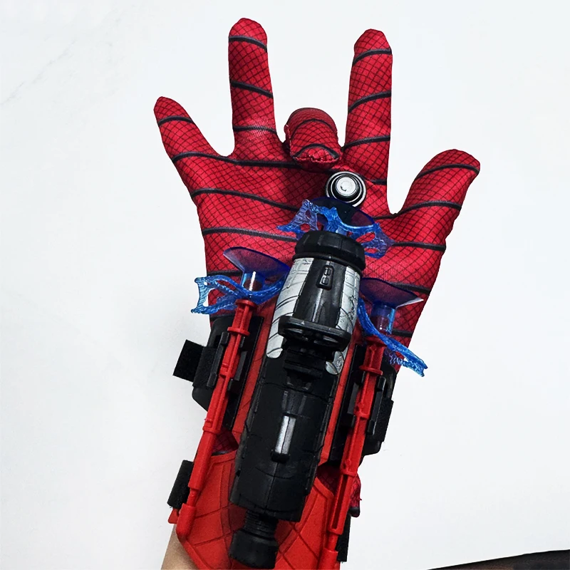 Disney SpiderMan Hero Launcher Rotante Spider-Man Lanciatore Soft Bullet Gun Ventosa Espulsione Giocattolo Regalo di compleanno per bambini