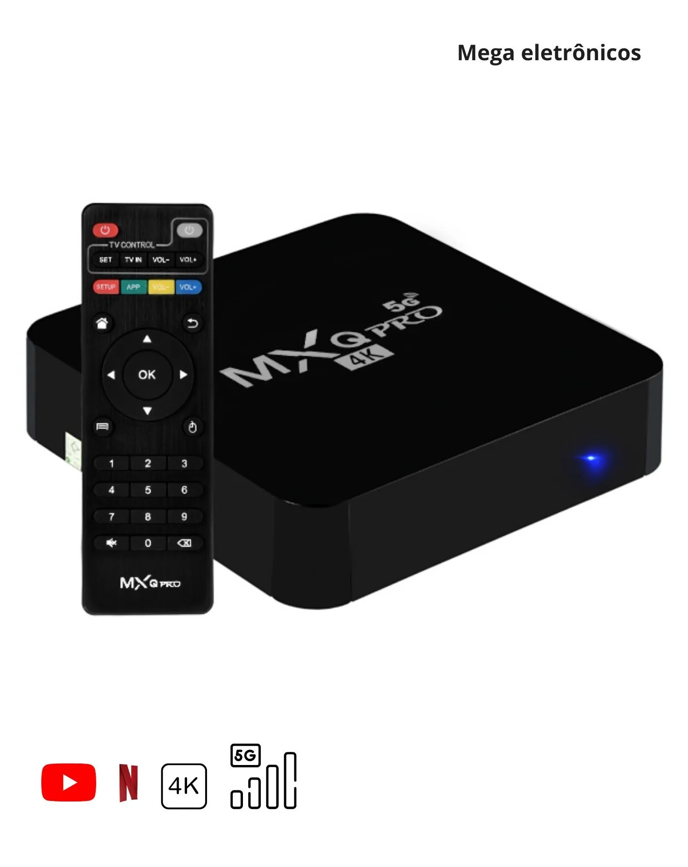 Eletrônicos caixa de tv inteligente 512gb 4k android 11.1 tvbox wifi 5g internet tv assista filmes e séries com este conversor transform s
