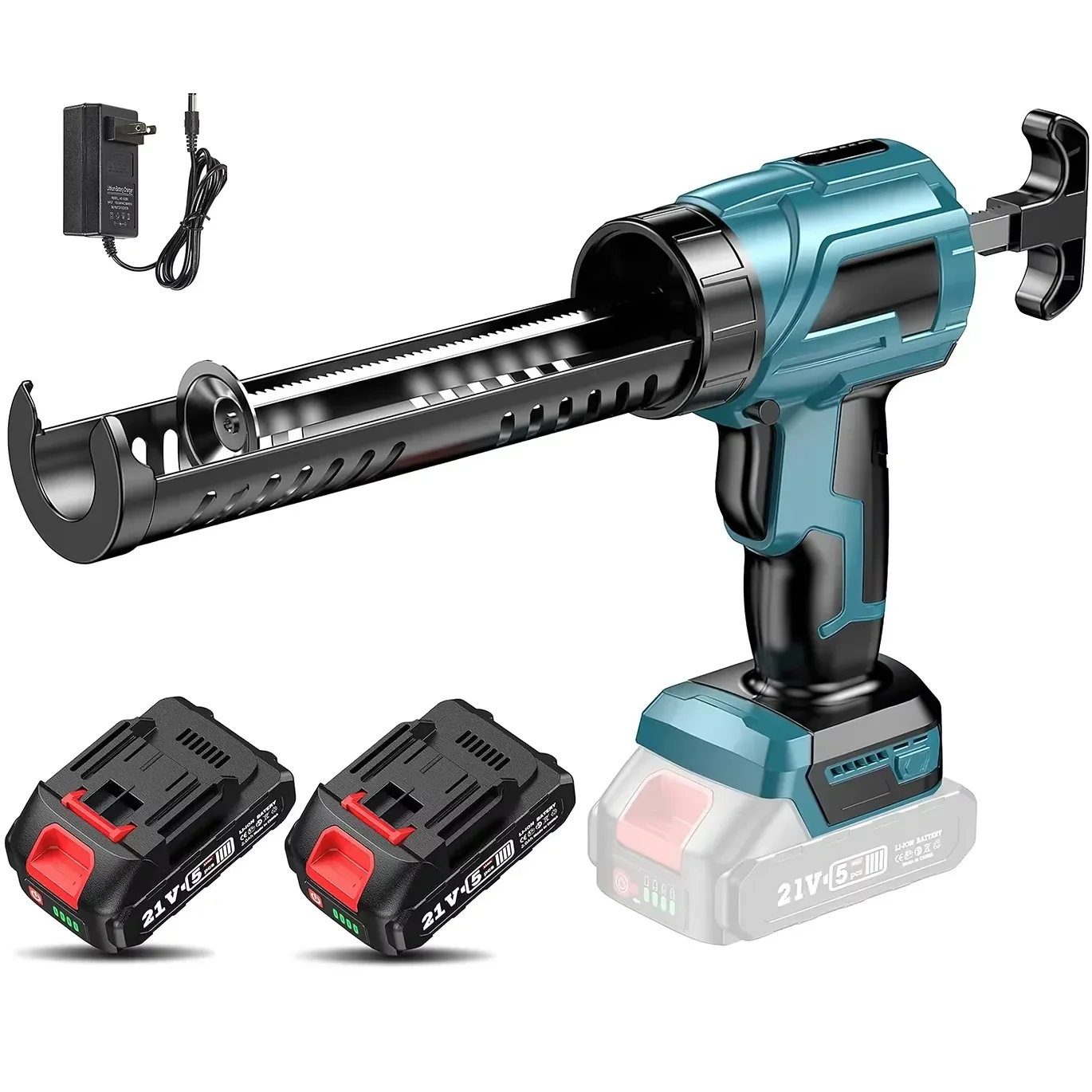 Pistola per colla elettrica Pistola per calafataggio colla per vetro 4 velocità Porte e finestre wireless Strumento per colla per cucire elettrica per batteria Makita 18V