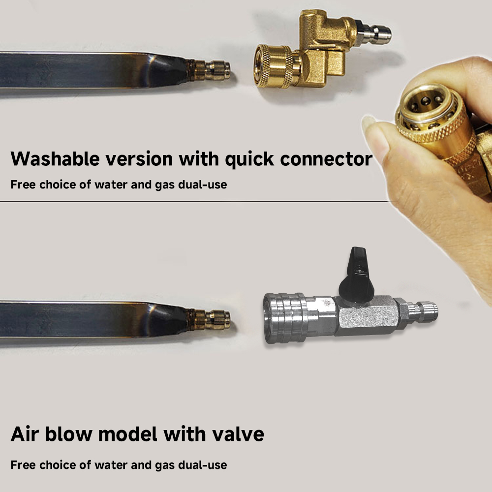 Heavy-Duty รถถังน้ํากําจัดฟรีหม้อน้ําคอนเดนเซอร์ทําความสะอาดเครื่องมือน้ําและไอน้ํา Dual-ใช้ 1/4 สําหรับรถบรรทุกขนาดใหญ่