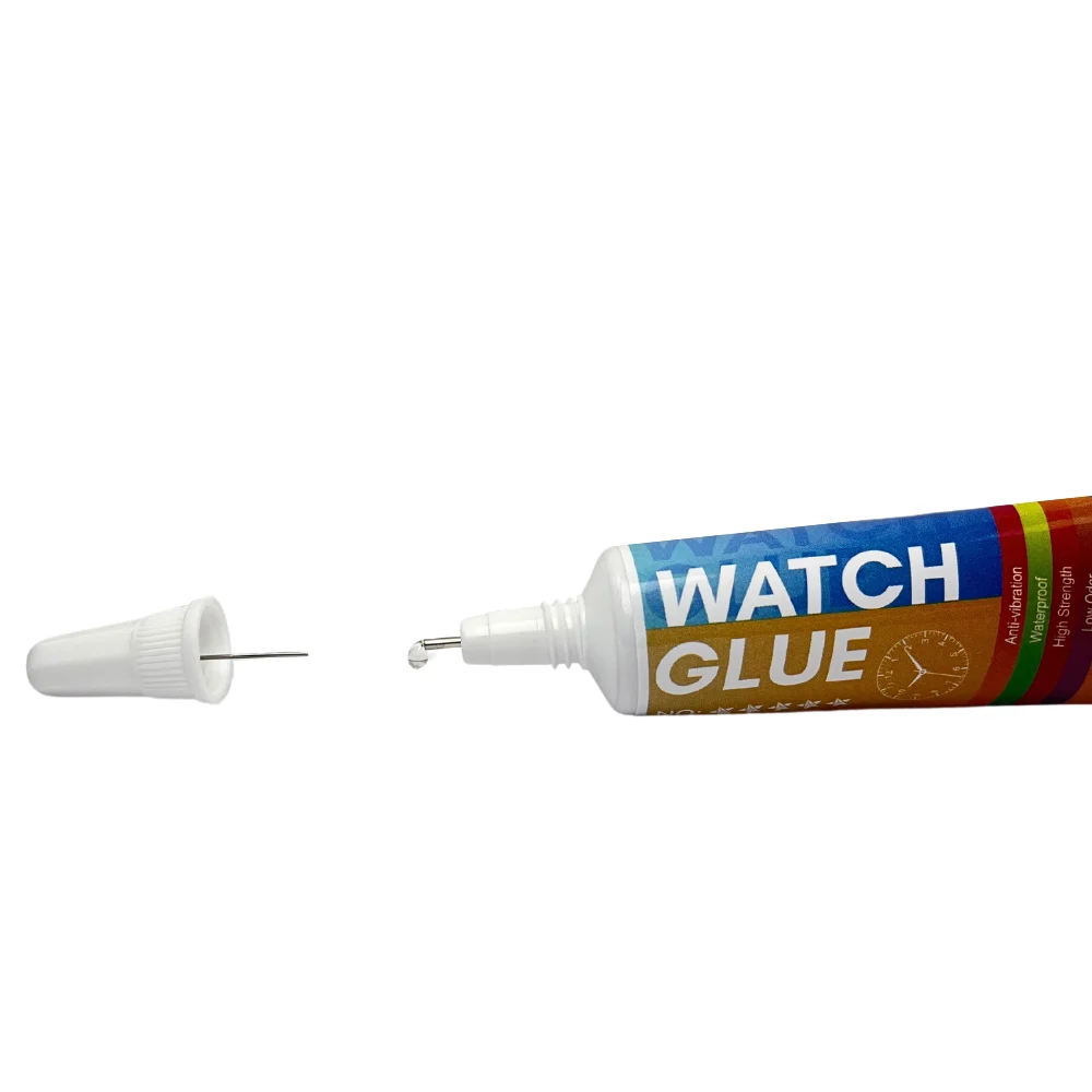 FIXWANT 15ml Colla per riparazione schermo in vetro trasparente Colla speciale per orologi con intarsio di gioielli fai-da-te morbida e impermeabile