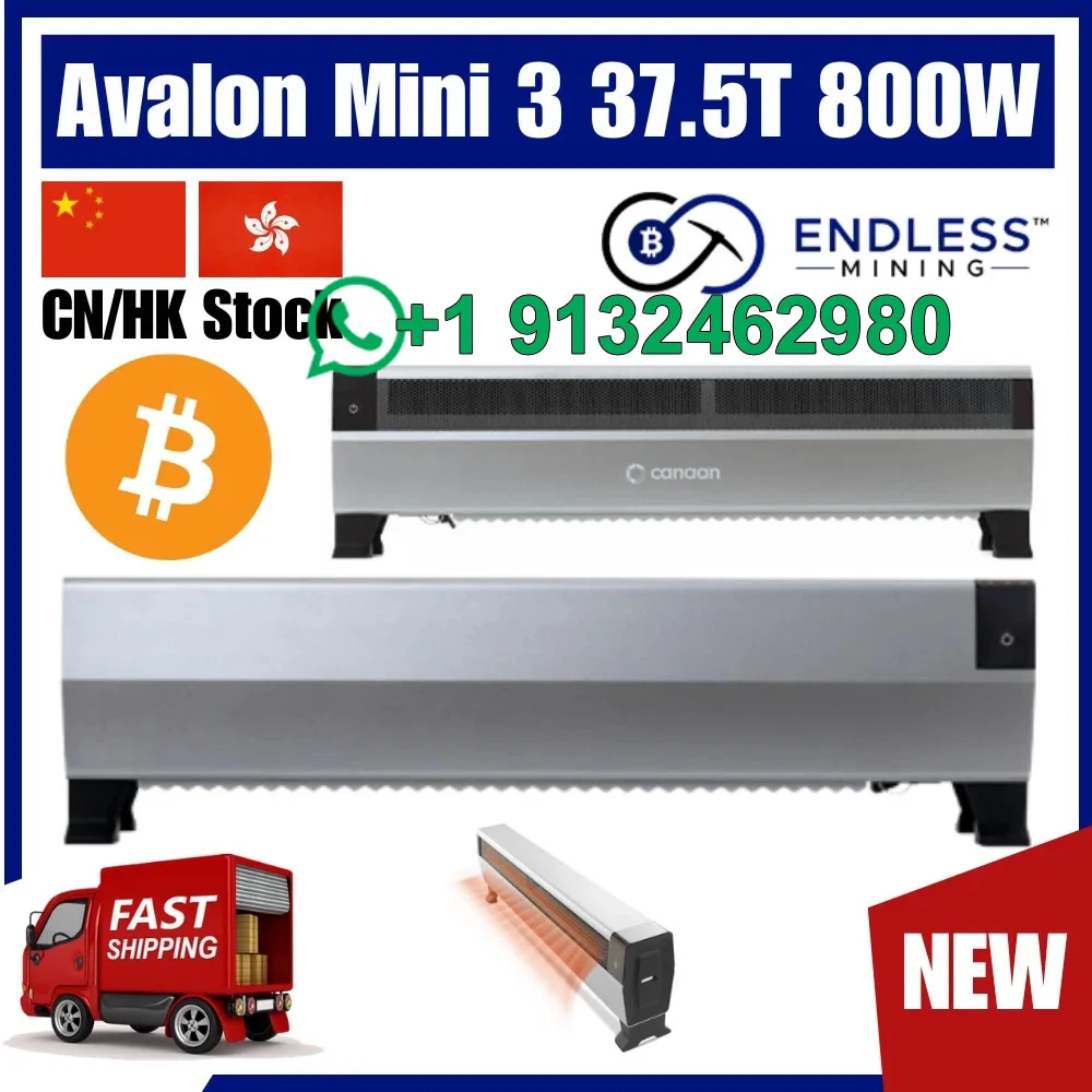 RM ACHETEZ-EN 4, OBTENEZ-EN 2 GRATUITS Canaan Avalon Mini 3 37.5Th/s 800W – Accueil Bitcoin Miner