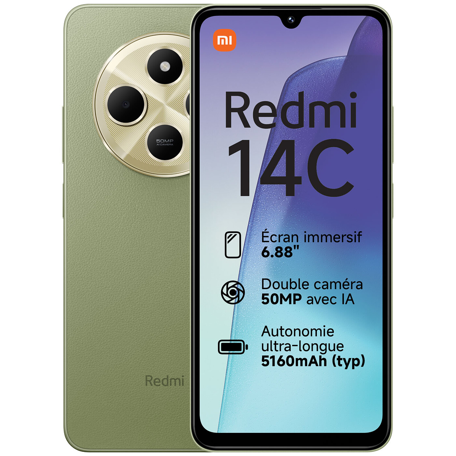 Xiaomi Redmi 14C Global 128GB 4GB Ram Dual Sim Tela 6.88" - Verde