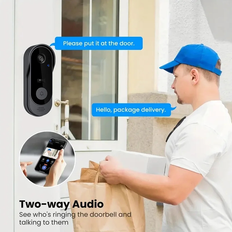 Tuya Doorbell With Camera Wireless Bundle Video Doorbell WIFI HD Outdoor Phone Door Bell Camera Security Video Intercom IR Nigh