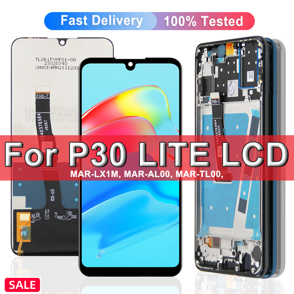 P30 lite bildschirm, für huawei p30 lite lcd display MAR-LX1M lx2 al00 touchscreen für huawei p30 lite nova 4e bildschirm ersatz