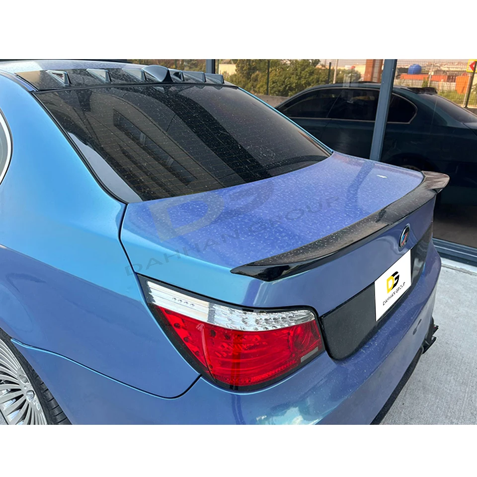 B.M.W Bộ 5 E60 Và E60 LCI 2003-2010 M4 Phong Cách Phía Sau Thân Cây Spoiler Nối Dài Sơn Hay Nguyên Bề Mặt sợi Thủy Tinh E60 Bộ