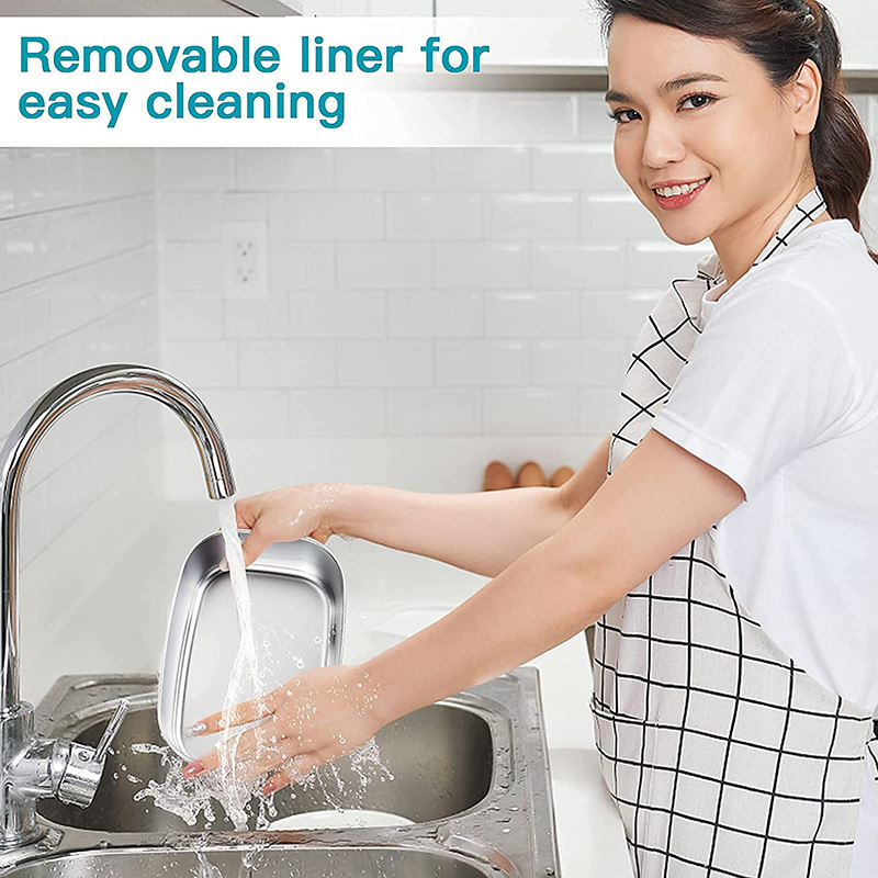 Lancheiras elétricas de aço inoxidável, Conjuntos de recipientes para alimentos, 2 em 1, Compatível com 12V, 24V, 220V, 60W