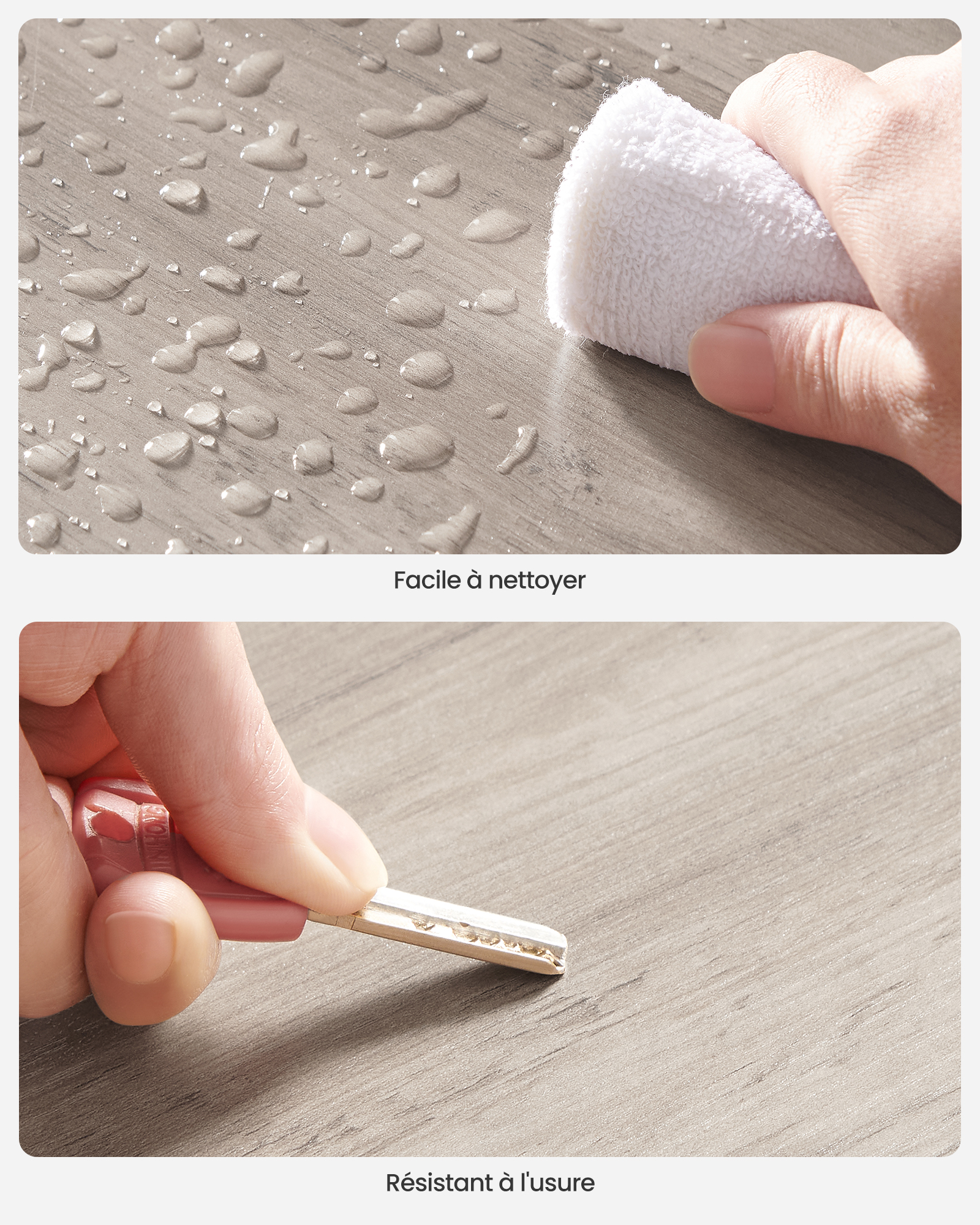 VASAGLE Bureau en Forme de L, Bureau Gaming, 149 x 149 x 76 cm, Bureau d’Angle, Idéal pour Étudier, Bureau d'Ordinateur, Gain d’Espace, Facile à Assembler