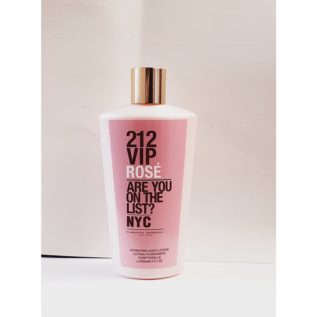 Creme Hidratante Feminino 2I2 Vip Rose Loção Perfumada 250ml Pronta Entrega