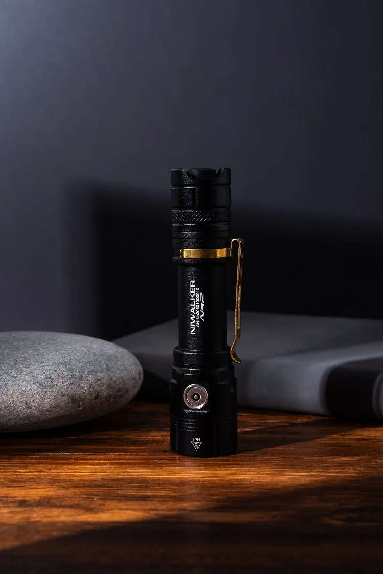Nikalker Ns2 2500lumen senter EDC pengisian daya magnetik multifungsi