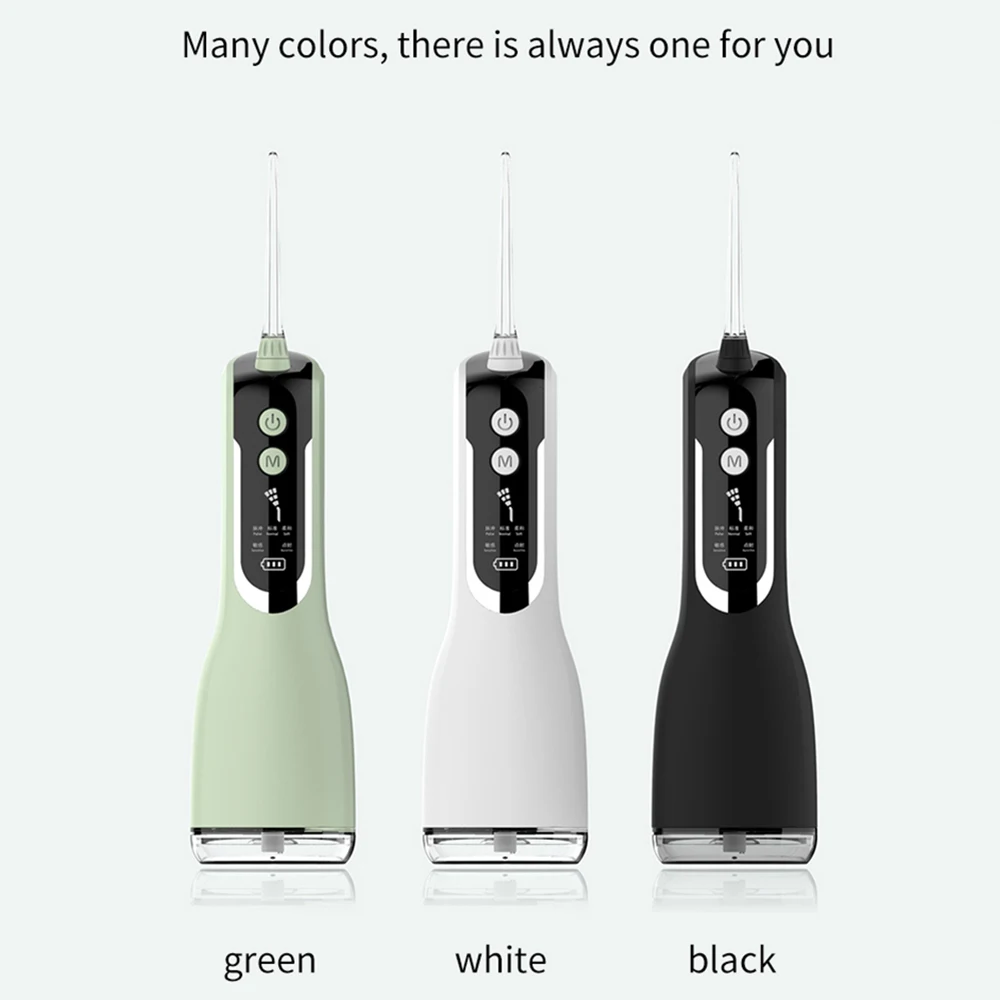 Xiaomi Răng Miệng Irrigator Thông Minh Phản Lực Nước Flosser Làm Trắng Sạc USB 330Ml 5 Chế Độ Chống Nước Nha Khoa Irrigator