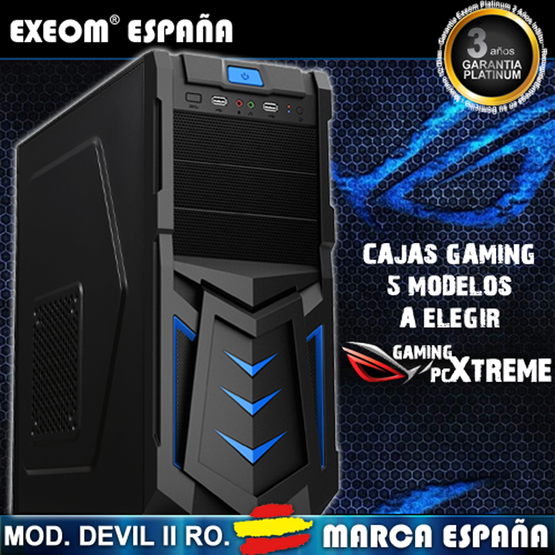 Ordenador Sobremesa Gaming Pc Intel Core i7 16GB SSD 1TB Wifi