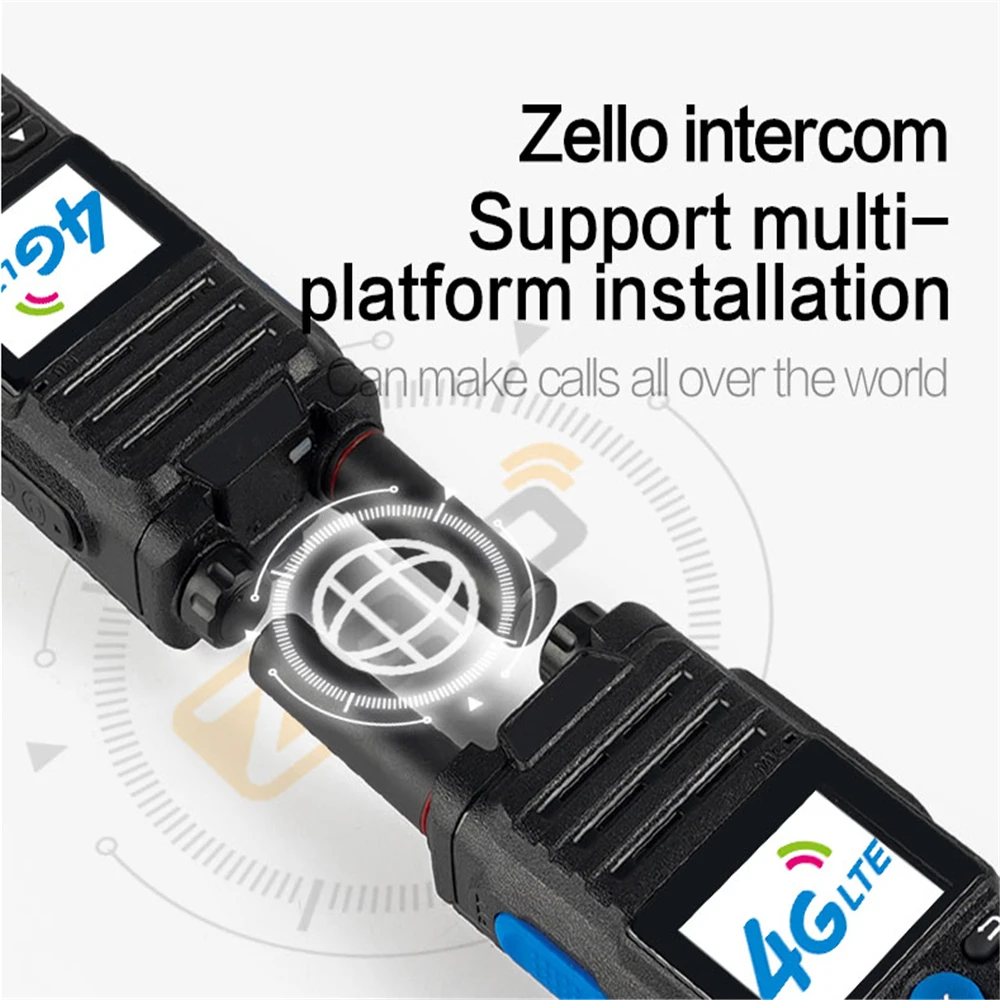 Neues POC-Radio Real Ptt Zello Walkie Talkie 100 km Amateur Android Two Way Radio Fishing Network Transceiver Interphone